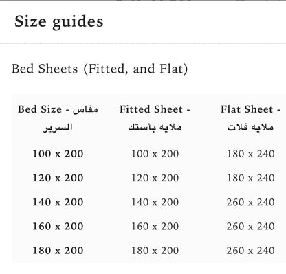 Bedsheet plain